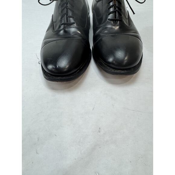 Men's Dress Shoes JOHNSTON & MURPHY Melton OPTIMA 02981 Sz 9.5 D/B Black Leather - Picture 5 of 7